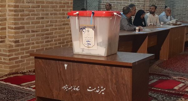 دقایق پایانی انتخابات ریاست‌جمهوری در شهرستان نیشابور 