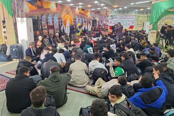 بدرقه کاروان راهیان نور دانش‌آموزی شهرستان پردیس