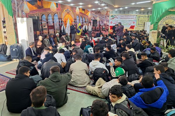 بدرقه کاروان راهیان نور دانش‌آموزی شهرستان پردیس