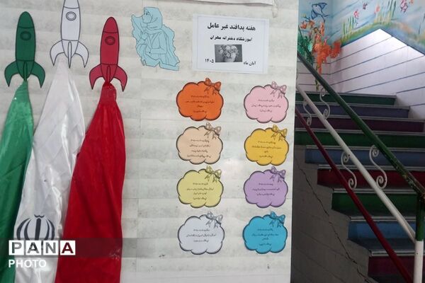  گرامیداشت هفته پدافند غیرعامل در دبستان مهران