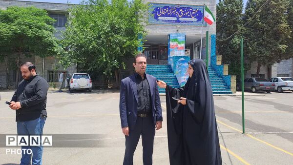 بازدید مسئولین  آموزش و پرورش ناحیه چهار کرج از مدارس اسکان زائران