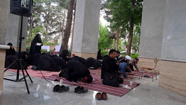 مراسم شهادت امام محمد باقر (ع) درکنار شهدای گمنام پارک وحدت آشخانه