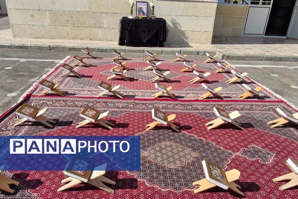 مراسم بزرگداشت خیر مدرسه ساز در دبستان بانو ابوالوفا ناحیه دو شهرری 