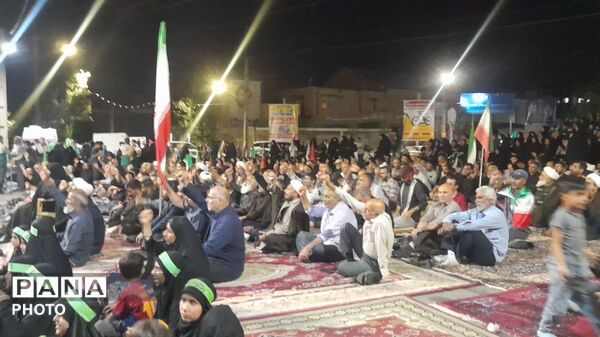 طنین نوای سوگواری در الیگودرز؛ حضور مردم در چهلمین روز درگذشت رهبر شهید