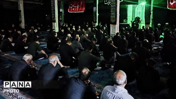 شکوه هیئت های عزاداری فدافن و مردم در روز عاشورا 