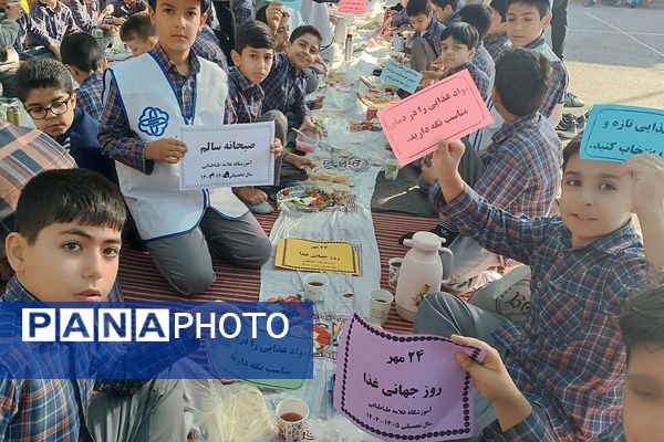 برگزاری صبحانه سلامت در دبستان علامه طباطبایی پیشوا