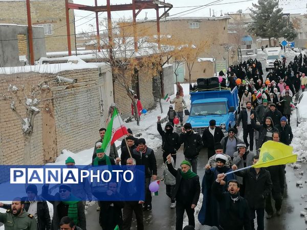 راهپیمایی ۲۲ بهمن، تجلی اتحاد و اراده ملی در بایگ