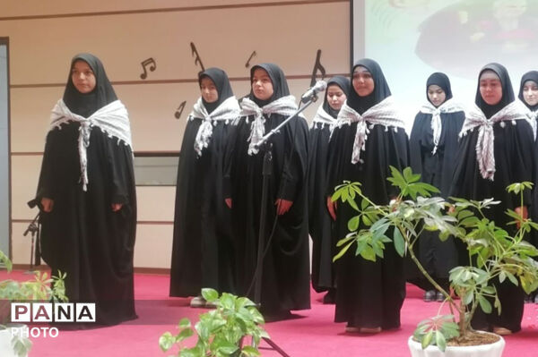 چهارمین جشنواره سرود فرزندان حاج قاسم در شهرستان فیروزه