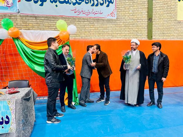 جشن میلاد حضرت علی (ع) در مدرسه معلم آشخانه 