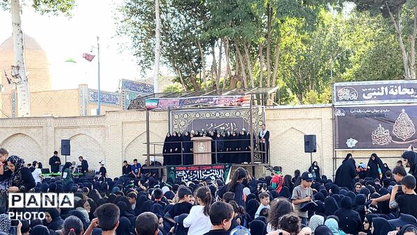 سفره جهانی حضرت رقیه (س) در حرم مطهر قیدار نبی (ع) گسترده شد