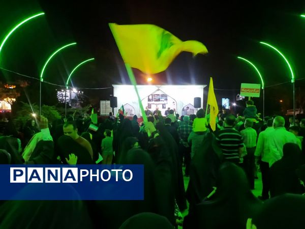 خروش مردم دار المومنین کاشان در میدان جهاد