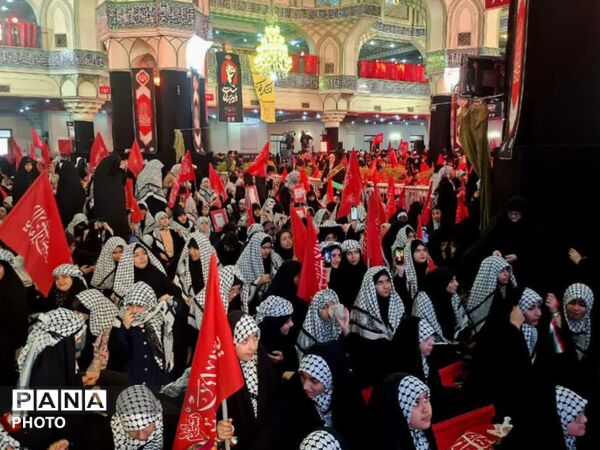 بیعت نوجوانان آرمانی با آرمان عزیز در حرم حضرت عبدالعظیم حسنی (ع)