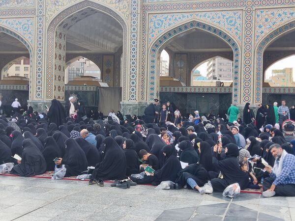 برگزاری مراسم پر فیض دعای عرفه در حرم مطهر رضوی