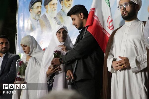 مراسم تجلیل از 2 زوج جوان در شبهای عهد و پیمان