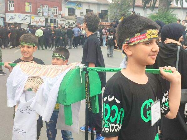 اجتماع عاشوراییان در میدان طالقانی قائمشهر