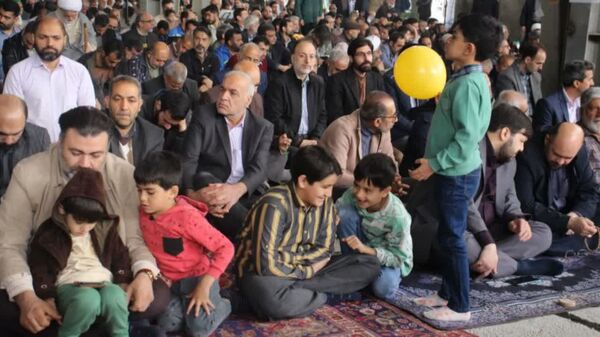 اقامه نماز جمعه روز جهانی قدس در شهرستان سمنان 