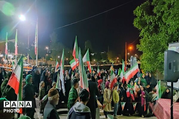 هفتاد و ششمین شب از اجتماعات خیابانی در حسینیه شهدای شهر بار
