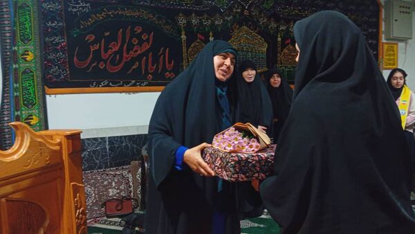 مراسم سوگواری شهادت حضرت ام البنین(س) توسط هیات دانش‌آموزی دبیرستان شاهد سمیه