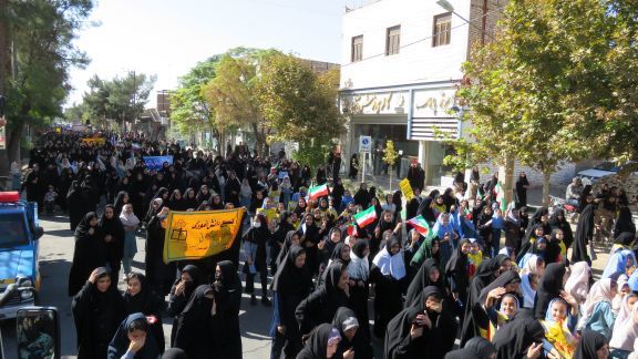 یوم الله ۱۳ آبان در شهرستان خلیل آباد 