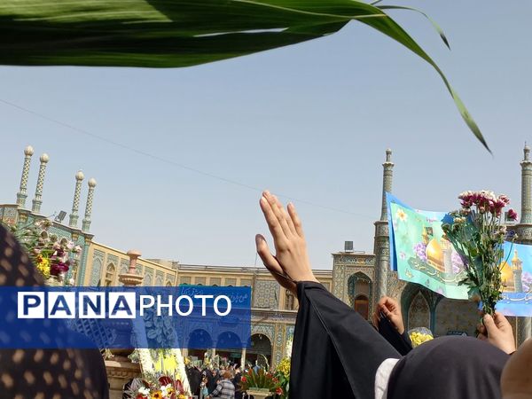 کاروان نمادین سالروز ورود حضرت معصومه(س) به قم 