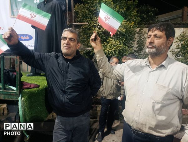 سفره افطاری خیابانی و تجمع منتقمین رهبر شهید در روستای ریحان‌آباد گلوگاه