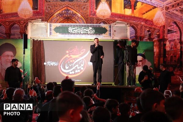 مراسم عزاداری شب سوم محرم در شهرک شیرودی اسلامشهر