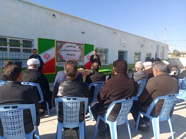 آیین کلنگ زنی آموزشگاه ۶کلاسه سلمان فارسی  در روستای بداف ابرکوه