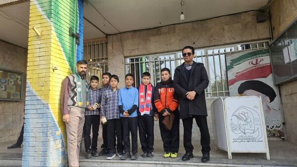 مانور زلزله در دبستان شهید رحیمی ناحیه۱