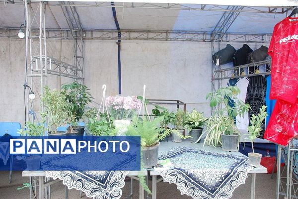 افتتاح نمایشگاه دهه ولایت در بوستان زیتون شهر قیامدشت