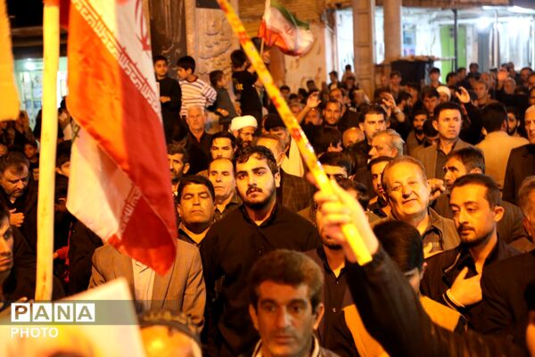  ادای احترام به ارتحال رهبر معظم انقلاب در شهرستان لنده 