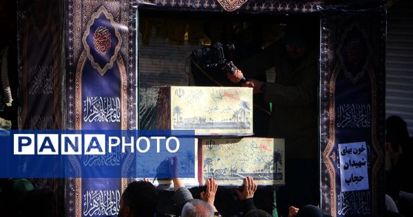 بدرقه باشکوه شهدای گمنام در کرمانشاه