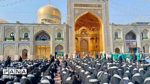 آیین آغاز سال تحصیلی مدارس کشور در حرم مطهر رضوی 