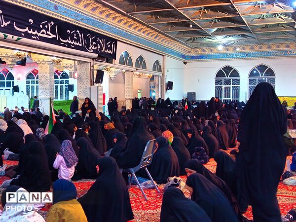 مراسم عزاداری اربعین رهبر انقلاب اسلامی در کاشمر