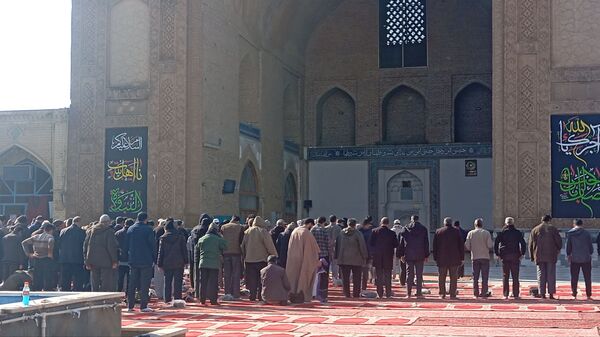 اقامه نماز  باران در نیشابور