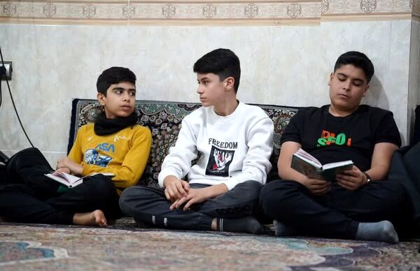 اعتکاف دانش آموزی در استان گلستان