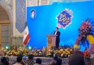 برگزاری جشن باشکوه میلاد حضرت حجت(عج) در حرم مطهر امام رضا(ع)