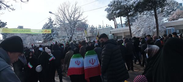 برگزاری راهپیمایی ۲۲ بهمن ماه در شهرستان نیشابور 