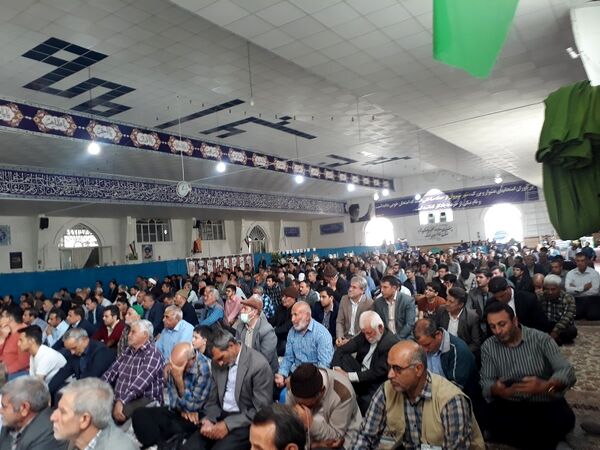 حضور پرشور مردم ولایتمدار شهرستان شیروان در نماز جمعه 