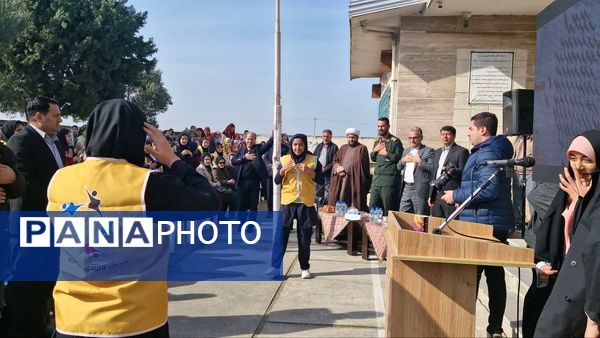 افتتاحیه مسابقات ورزشی بین مدرسه‌ای «جام اقتدار ایران»