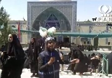 قافله حضرت زینب کبری (سلام الله علیها) و پیاده روی مردم شهرستان چادگان 
