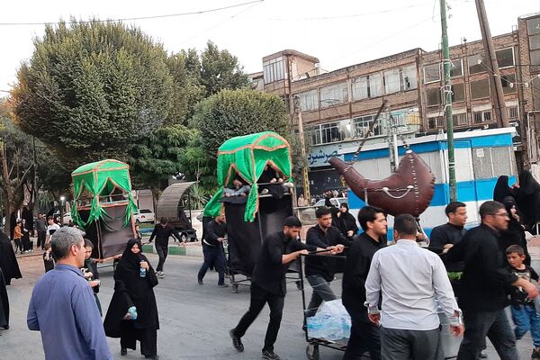 شبیه سازی ورود اسرای کربلا به شام