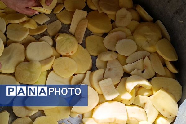 دانش‌آموزان دبستان علامه طباطبایی پیشوا در سوگ مادر عالم خلقت