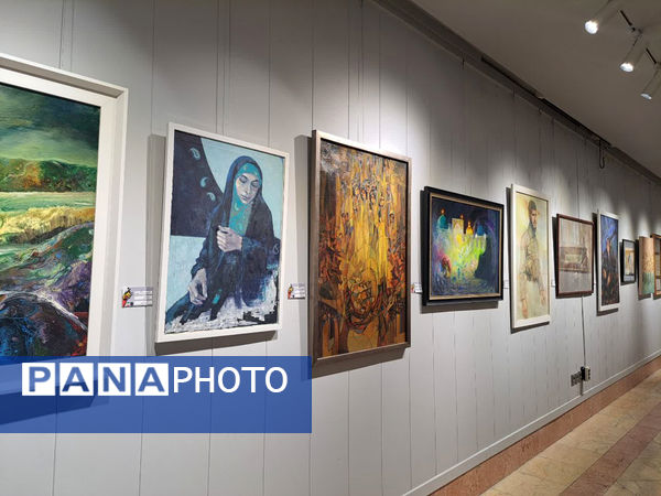 نمایشگاه آثار هنری تجسمی بسیج هنرمندان قم