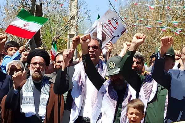 حضور پرشور مردم شهرستان آباده در راهپیمایی روز قدس