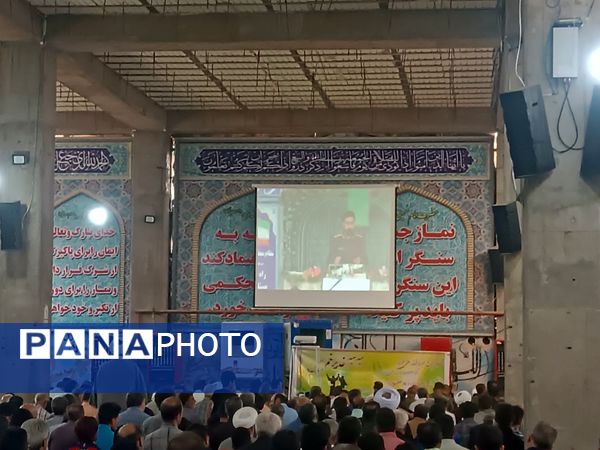 نماز جمعه با حضور پرشور مردم ولایتمدار نیشابور 