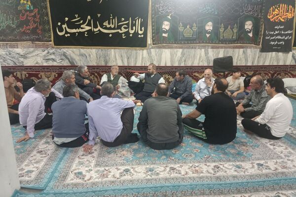 مراسم معنوی اعتکاف در مسجد اعظم حضرت ابوالفضل (ع) بهارستان دو