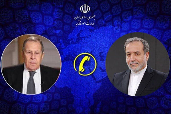 تماس تلفنی وزرای امور خارجه جمهوری اسلامی ایران و روسیه
