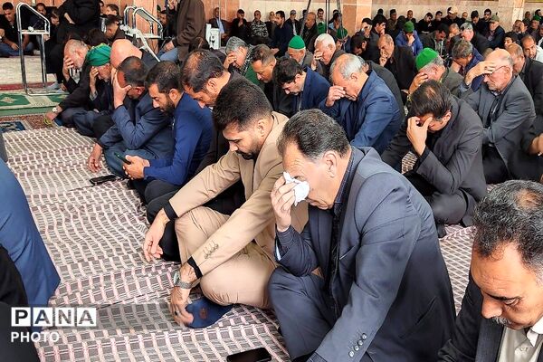 مراسم عزاداری شهادت امام جعفر صادق علیه السلام در حسینیه شهربار