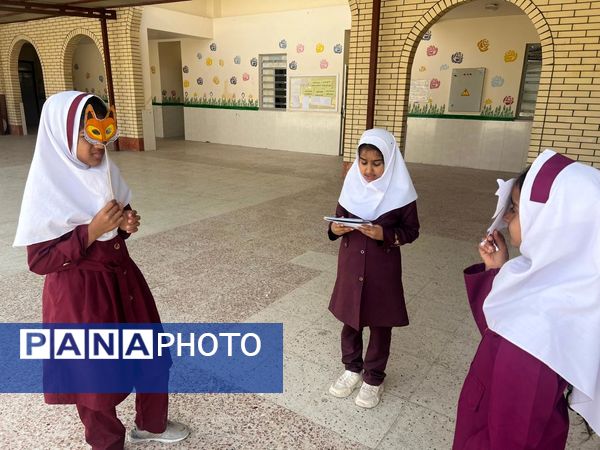 نمایش‌های خلاقانه دانش‌آموزان سیریک به‌مناسبت هفته کتاب