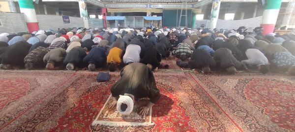 برگزاری با شکوه نماز جماعت عبادی سیاسی جمعه در شهرستان نورآباد
